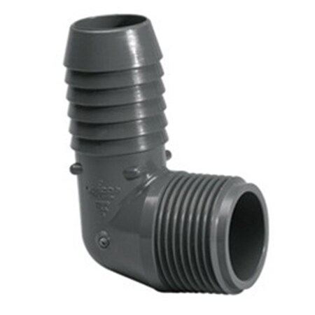Powerplay 1 in. Insert Male Pipe Thread 90 deg Elbow PO195156